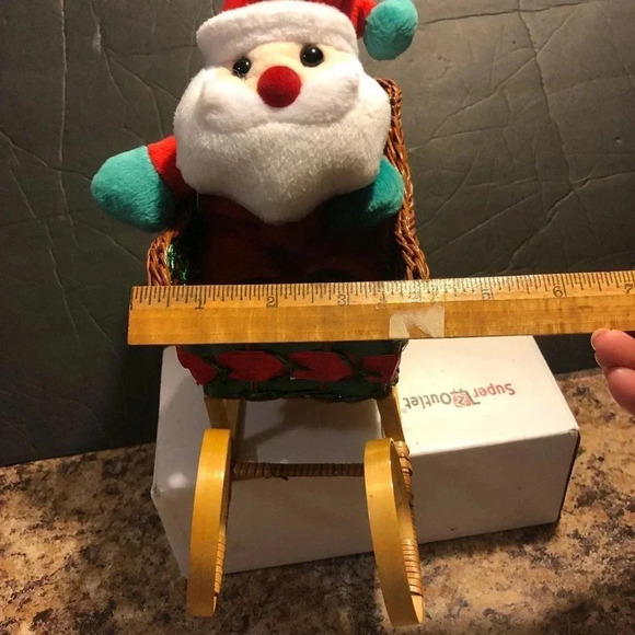 Christmas Decorative Santa in the Slate - Picture 4 of 7